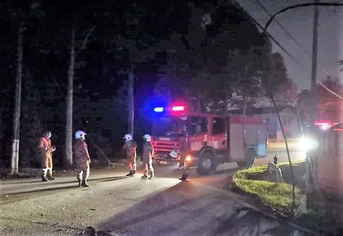 古來基隆花園電線著火　28戶停電無人傷亡