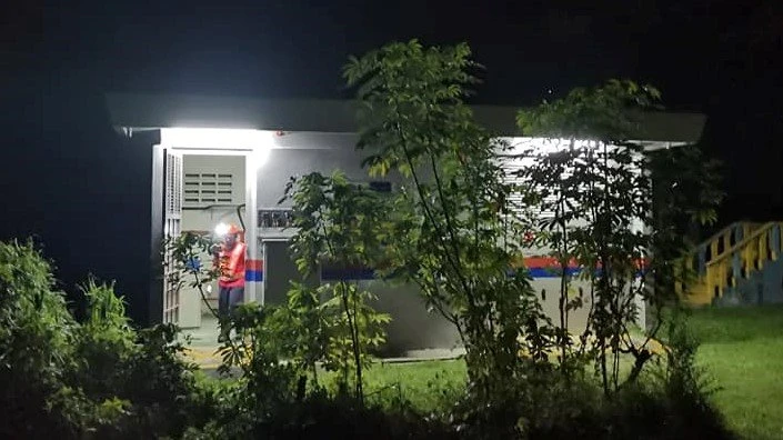 古來基隆花園電線著火　28戶停電無人傷亡