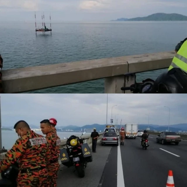 華男檳大橋一躍而下　生死未卜