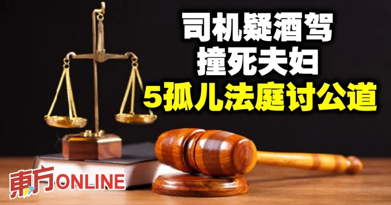 司機疑酒駕撞死夫婦　5孤兒法庭討公道