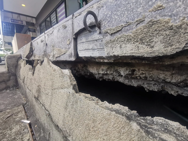 五腳基龜裂地底「真空」 威脅路人安全