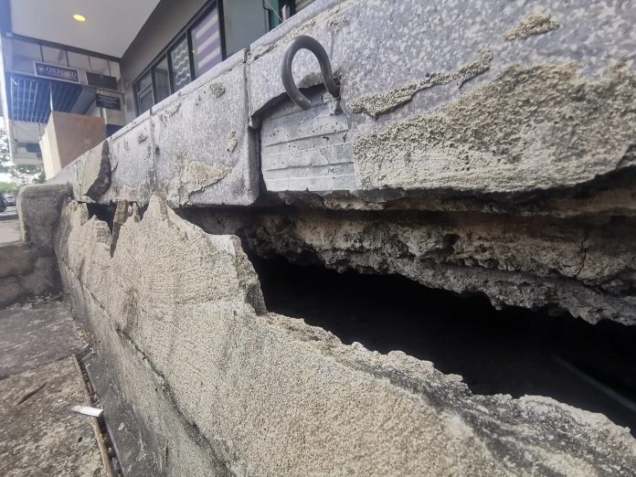 五腳基龜裂地底「真空」 威脅路人安全