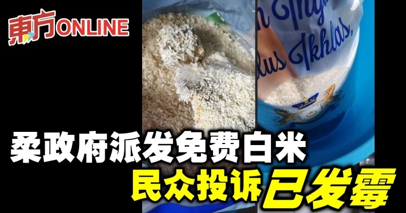 柔政府派發免費白米　民眾投訴已發霉