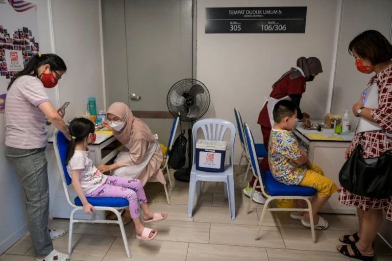 大馬兒童完全接種疫苗　覆蓋率已超過25%。