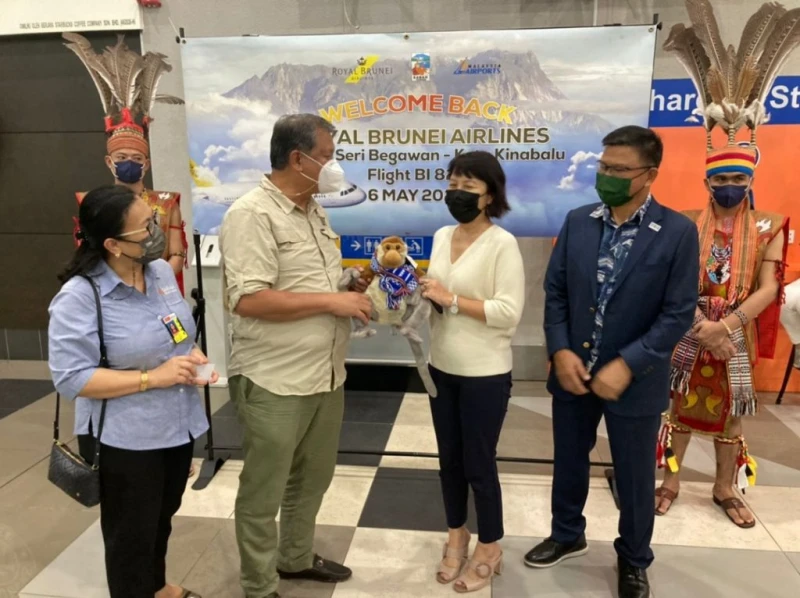 汶航也恢復直飛亞庇 首航班機昨晚抵達