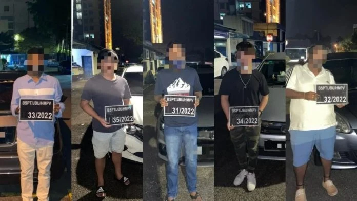 新山北區警區展開安全行動　逮5酒駕司機