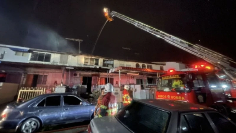 疑操作虛擬幣致電量不勝負荷 馬國三民宅被燒