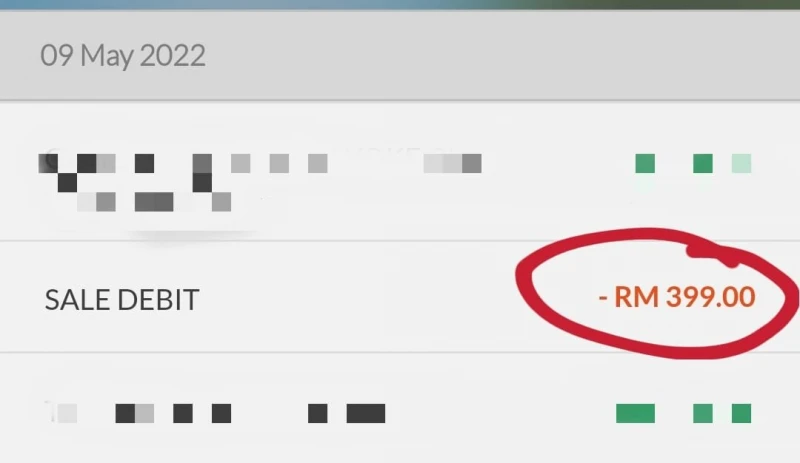 銀行戶頭遭扣除399令吉　網賣商檢查轉帳記錄始知被盜