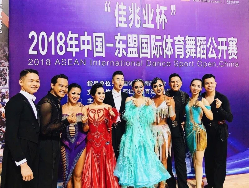 【河內東運會】郭昕卉、林宇倫情侶檔出征　體育舞蹈賽爭金