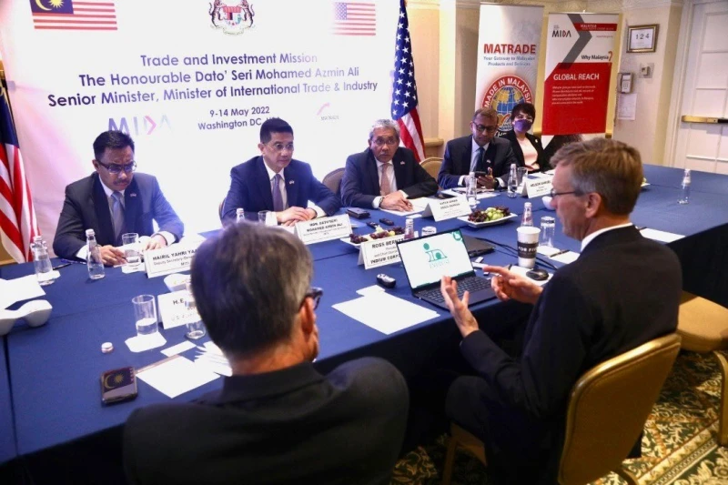 阿茲敏訪美引資料獲146億投資　大馬希望與美國恢復TIFA協議