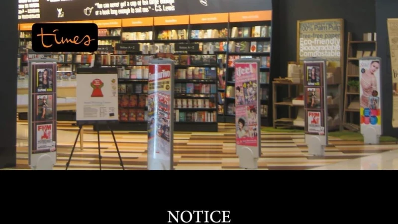 再有實體書店停業  大馬Times兩分店16日關閉