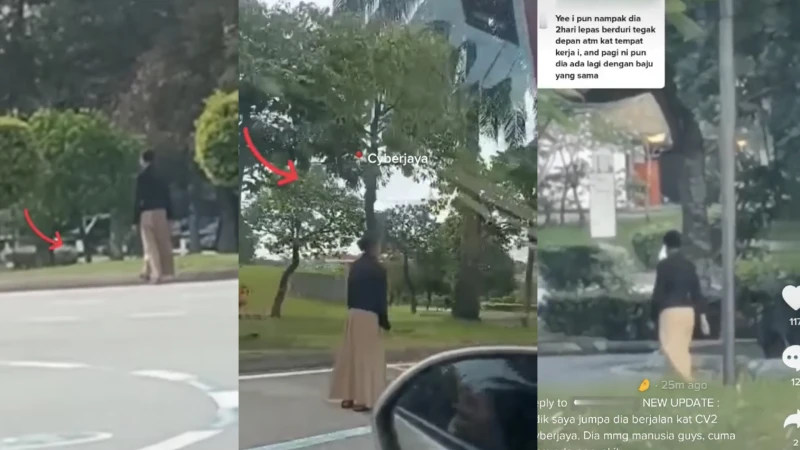 仿若鬼魂  賽城神秘女「僵硬」立路旁