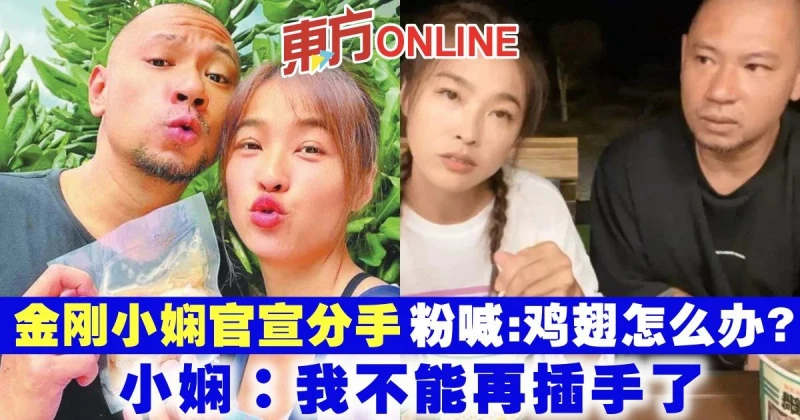 金剛小嫻官宣分手粉喊：雞翅怎麼辦？　小嫻：我不能再插手了