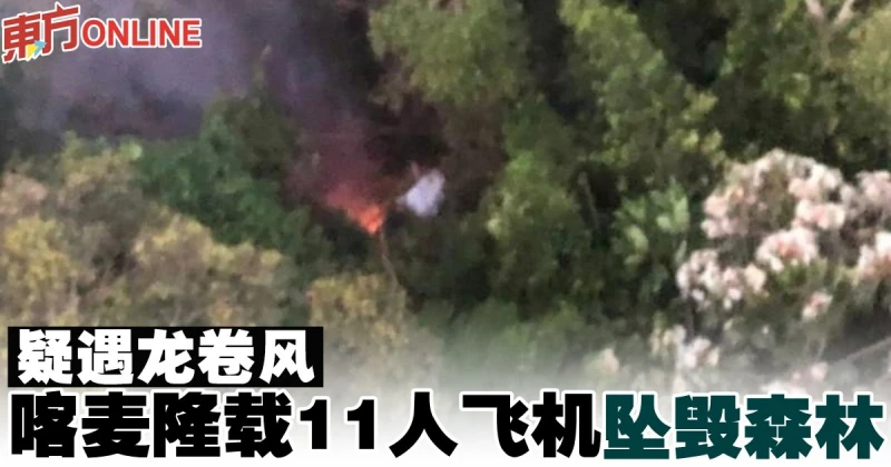 疑遇龍捲風　喀麥隆載11人飛機墜毀森林