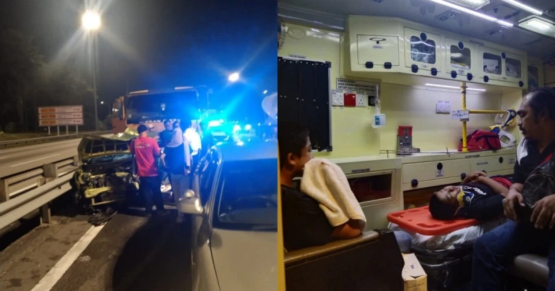 羅里失控撞8車　造成5乘客受傷