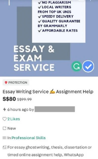 疫情期間轉為網上教學與考試　代考代寫論文的「影子寫手」生意興隆