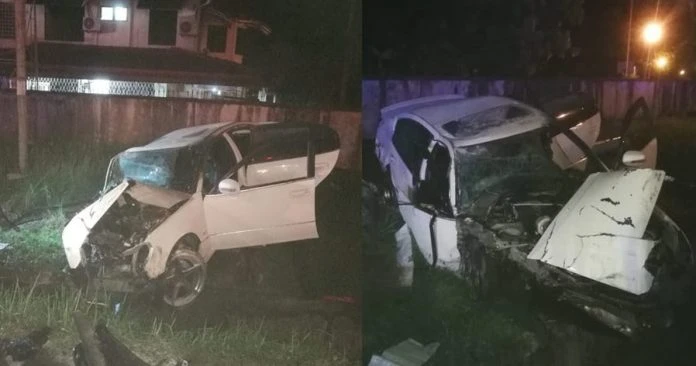 亞庇3車相撞事故   造成1死4傷慘劇