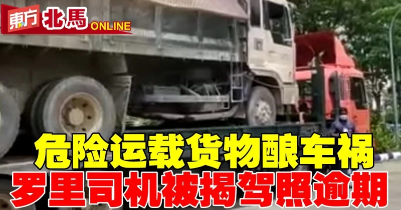 羅里危險運載貨物釀車禍　司機被揭駕照逾期