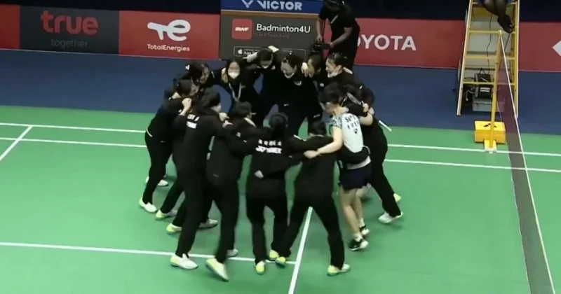 3比2粉碎中國衛冕夢 韓國時隔12年捧起尤伯杯