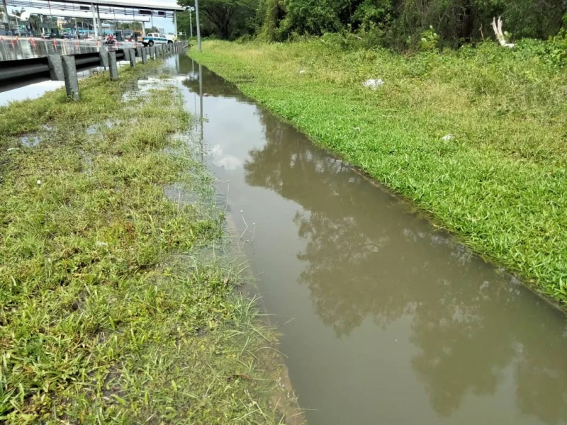 老天沒下雨　北海收費站卻淹水