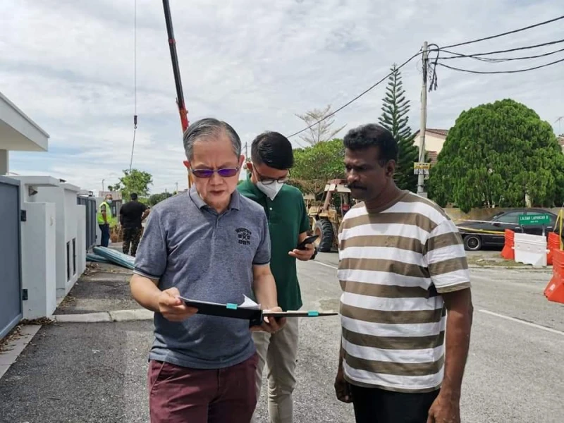 一家5口入住豪宅2天就土崩　圍牆局部倒塌蒙虛驚