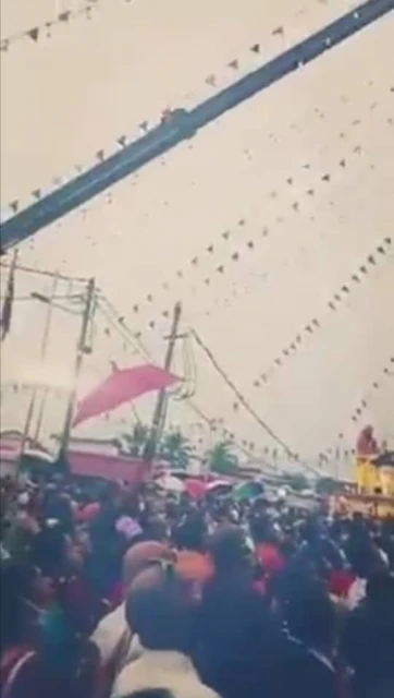 興都廟慶典神像頭高空墜落　3女善信遭擊中1死2傷