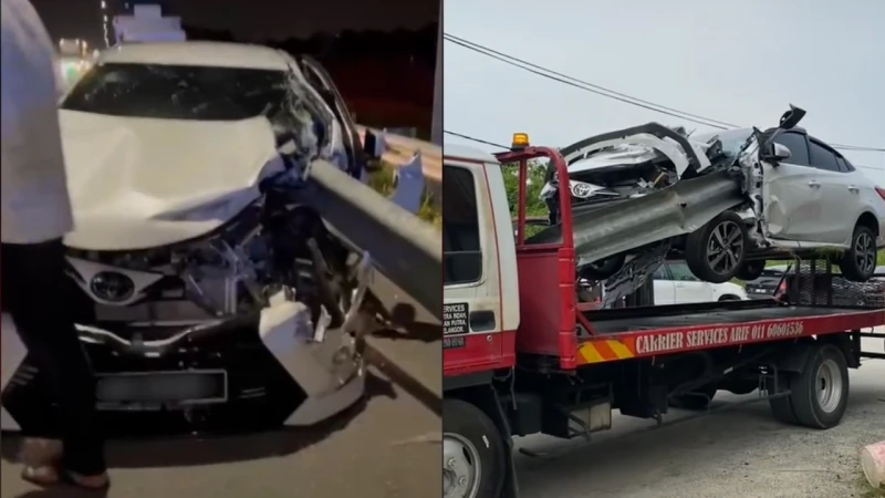 苦等新車一年  駕一星期就撞到報廢