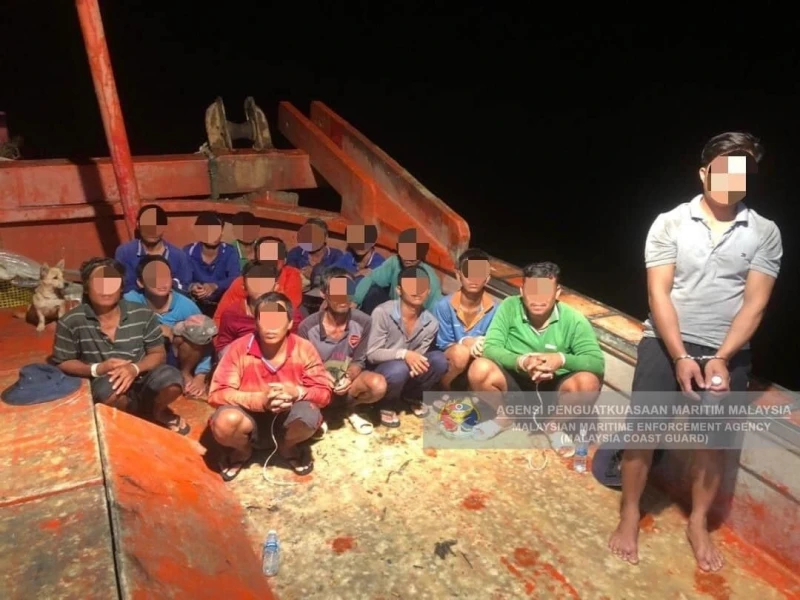 今年首4月海事犯罪報340宗　大馬海事執法機構：外國漁民入闖變本加厲