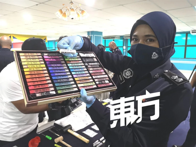 毒品包裝成蠟筆試圖瞞天過海　25歲男毒販遭警方逮捕