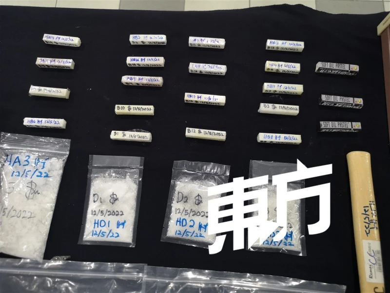 毒品包裝成蠟筆試圖瞞天過海　25歲男毒販遭警方逮捕