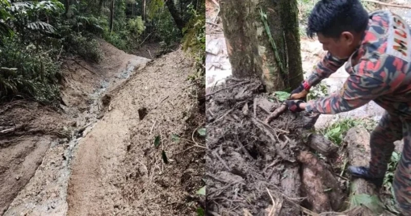 【2女子登山遭急流沖走】再發現部分身體部位 破碎布料證實屬2女子衣物