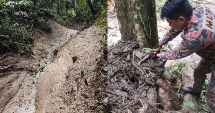 【2女子登山遭急流沖走】再發現部分身體部位 破碎布料證實屬2女子衣物