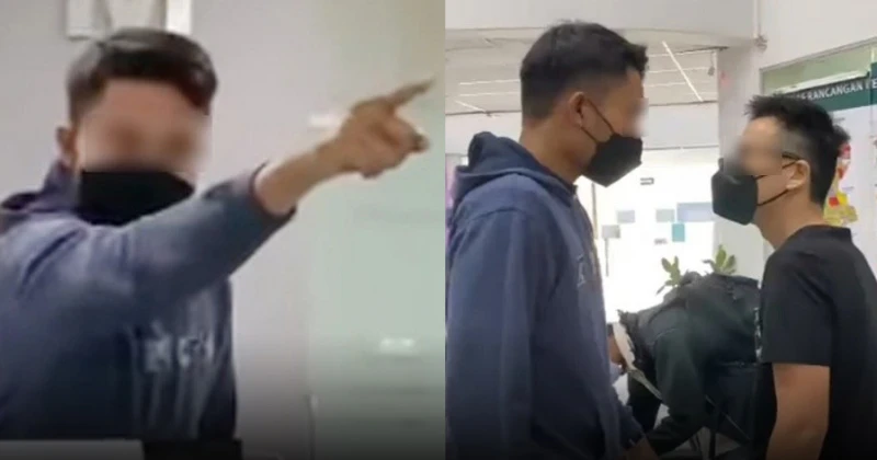 領取排隊號碼發生誤解 官員呼喝1民眾引激烈爭執