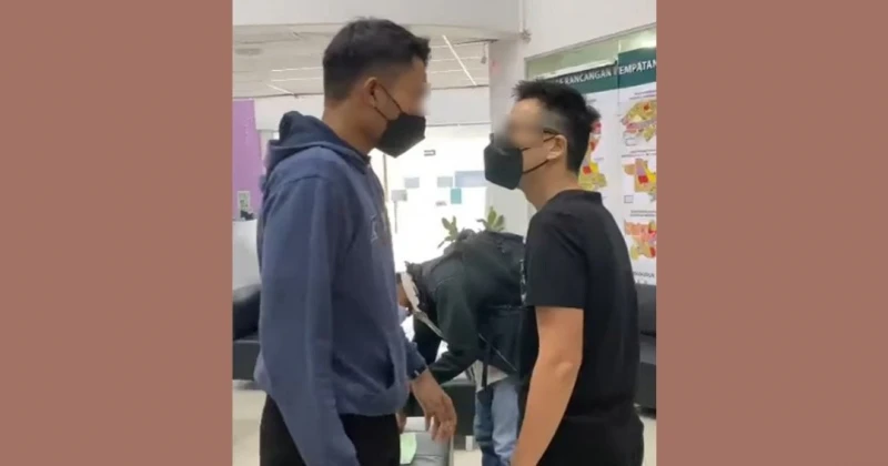 領取排隊號碼發生誤解 官員呼喝1民眾引激烈爭執