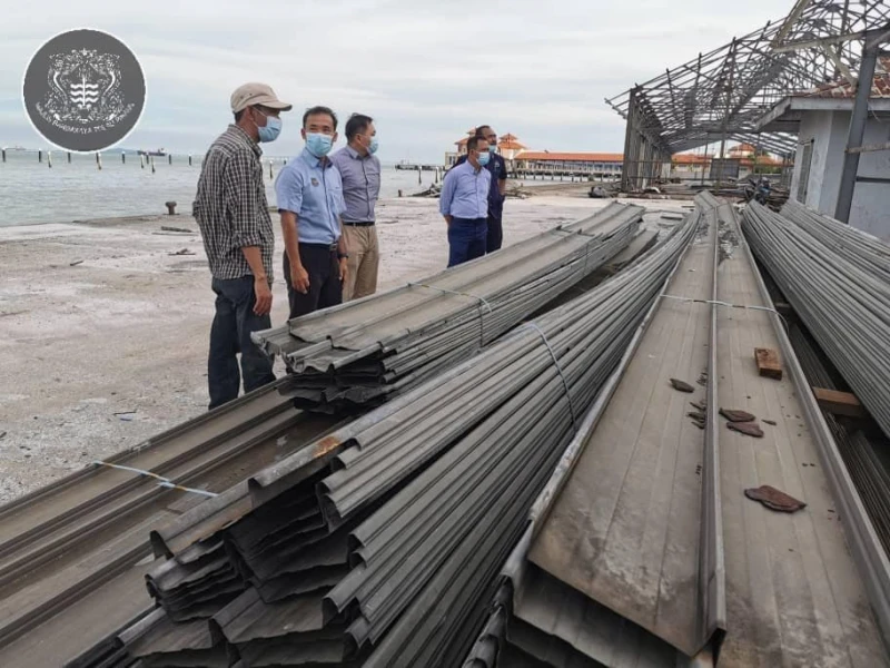 業主擅自提升海墘古蹟建築　檳島市政廳火速發停工令