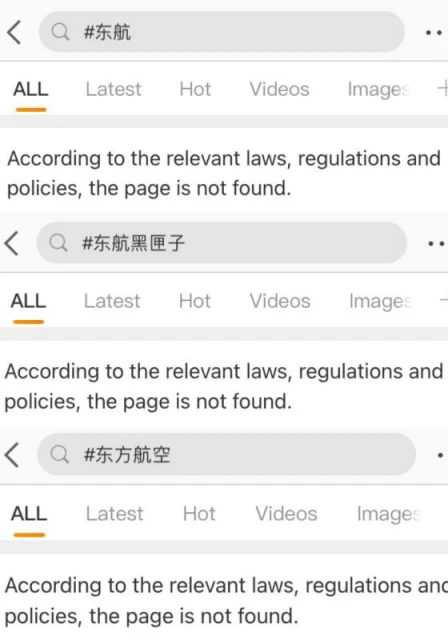 美方初步研判東航墜機或是人為蓄意所致　中國當局這麼回應