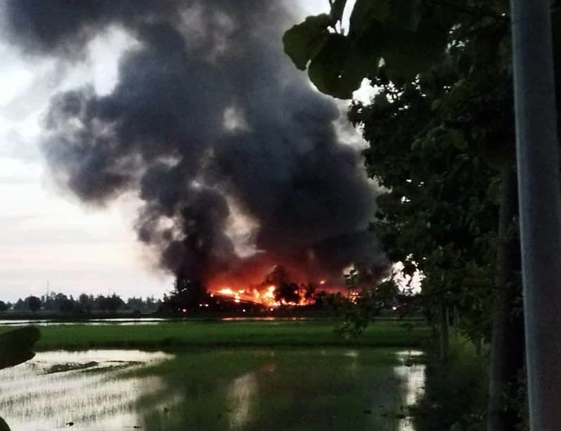 木板廠狂燒6小時　幸員工皆已返家