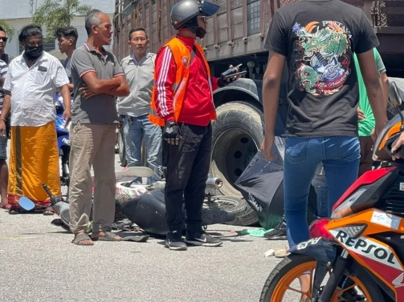 母親載送女兒放學遇車禍　女童捲入羅里巨輪身亡