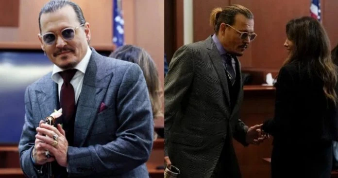 強尼戴普遭爆與小21歲美女律師搞曖昧? 庭上互動親密引遐想