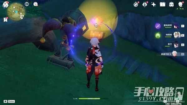 《原神》隱眾遊園地區琦光彩燈點位分享