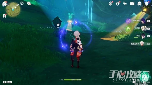 《原神》隱眾遊園地區琦光彩燈點位分享