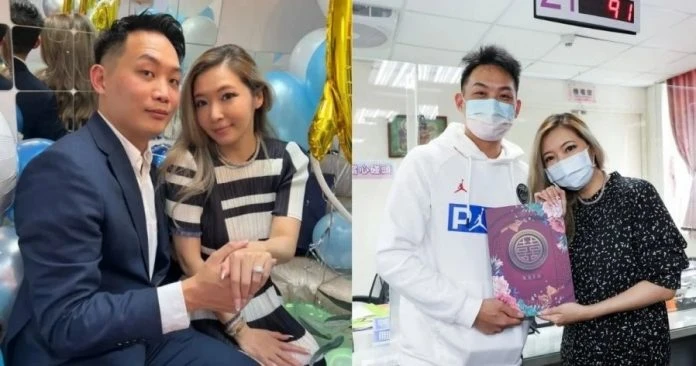 直播登記結婚時刻　Makiyo挺孕肚升格當人妻