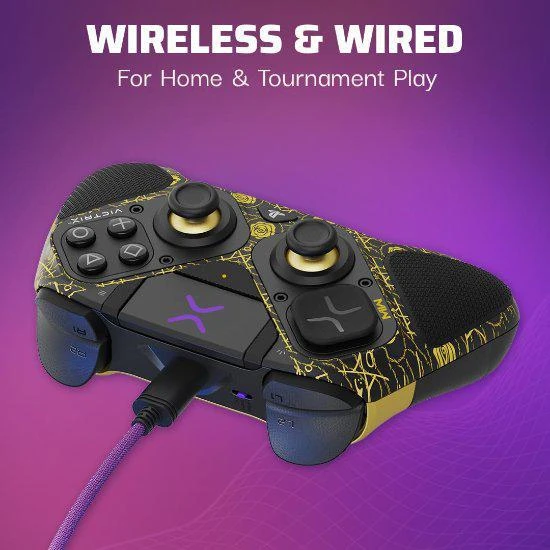 《COD19》限量款PS5手柄：黑金配色搭配骷髏頭設計