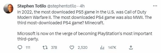 外媒調侃:收購成功後 微軟將成為索尼最重要的第三方