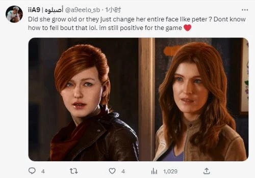 《蜘蛛俠2》MJ新造型引熱議 玩家:太老了看著像35歲