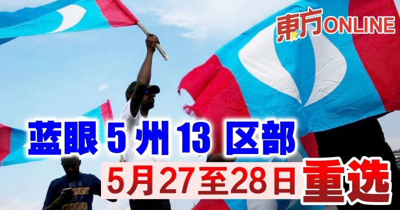 藍眼5州13區部　5月27至28日重選