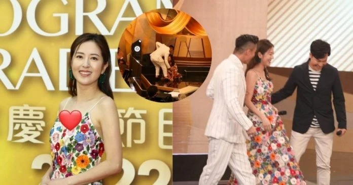 唐詩詠穿5吋高跟鞋不慎跌倒　幸獲陳山聰及時護花