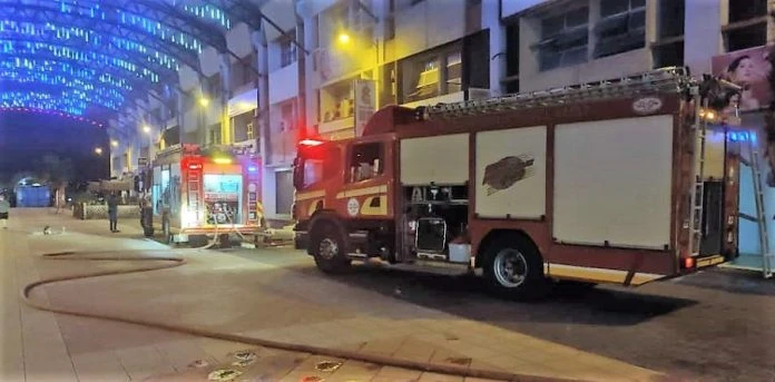 新山功德山百萬鎮共修處起火 單位面積燒毀30%無傷亡