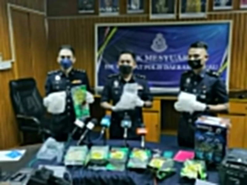 斗湖警方破獲今年最大毒品案 繳獲逾7公斤冰毒