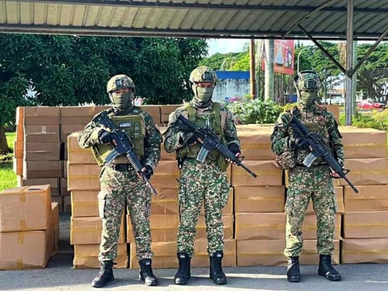 從印尼運載至西巴迪島　斗湖緝獲值百萬走私香菸
